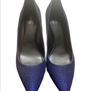 Michael Kors navy kitten heels